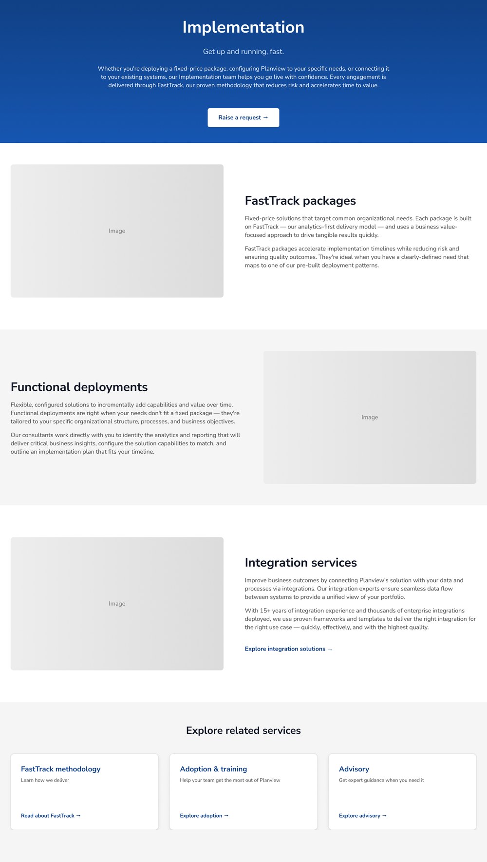 Implementation subpage design